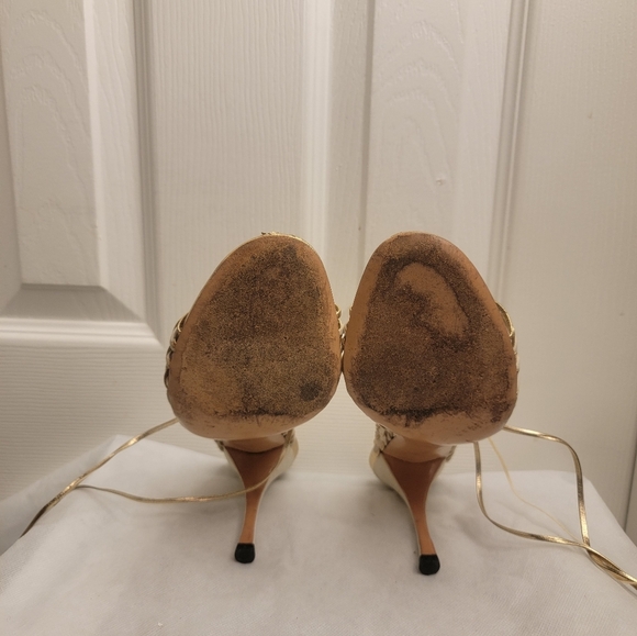 Gucci wrap ankle heel women shoe size 8 - Picture 15 of 16